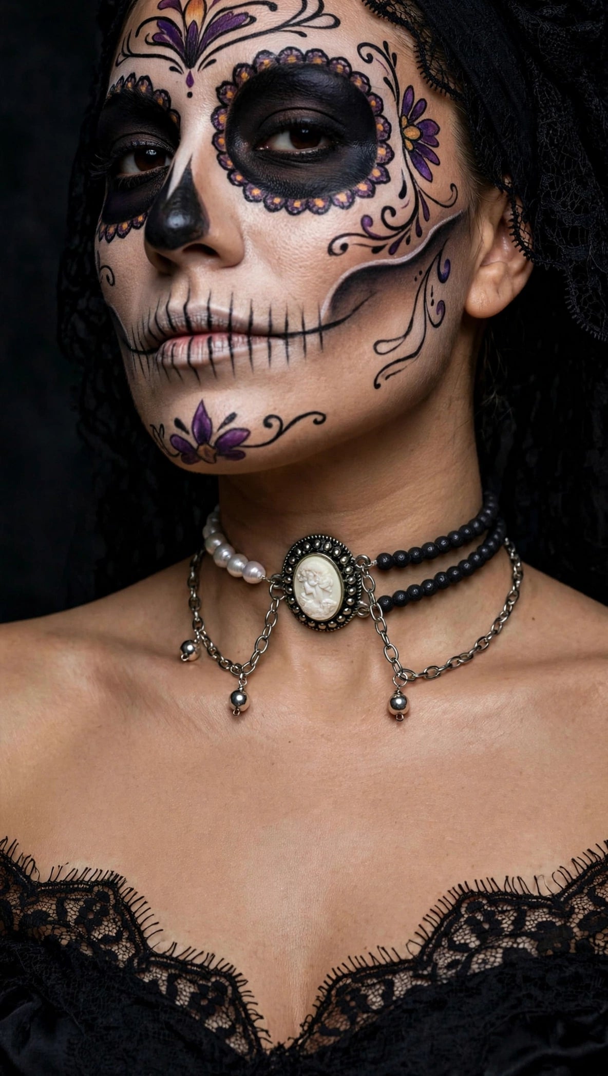 Alma de Catrina | Collar Gande | Dia de Muertos (EDICIÓN LIMITADA)
