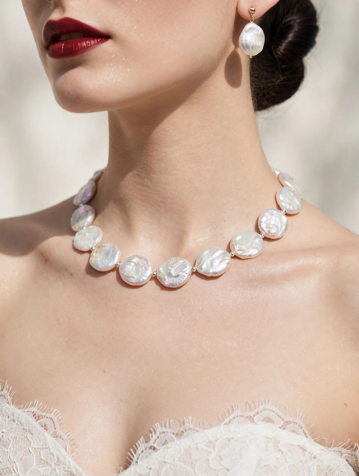 Perla Barroca | Collar Grande | Verano