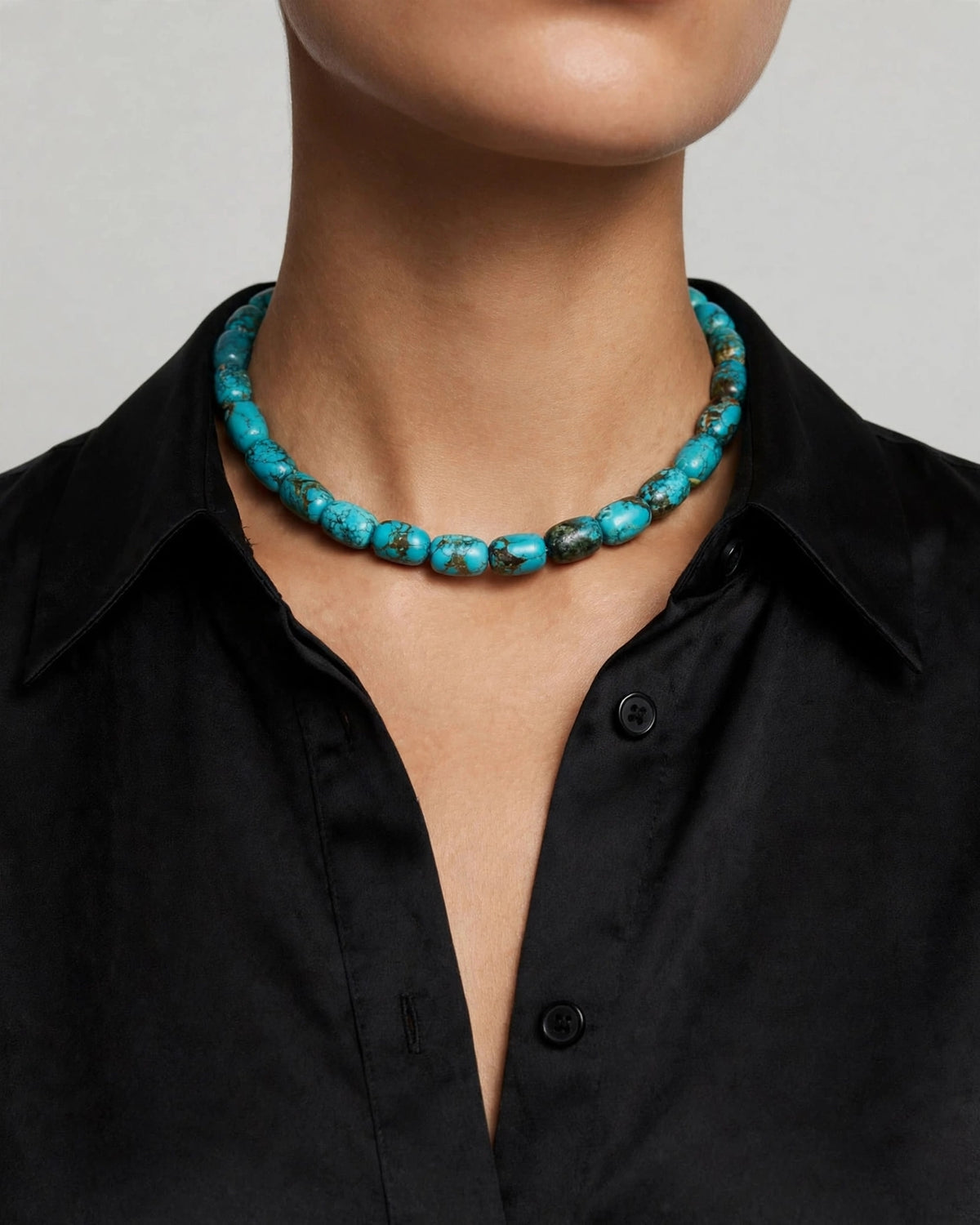 Calchi Piedra Preciosa | Collar Grande | Verano