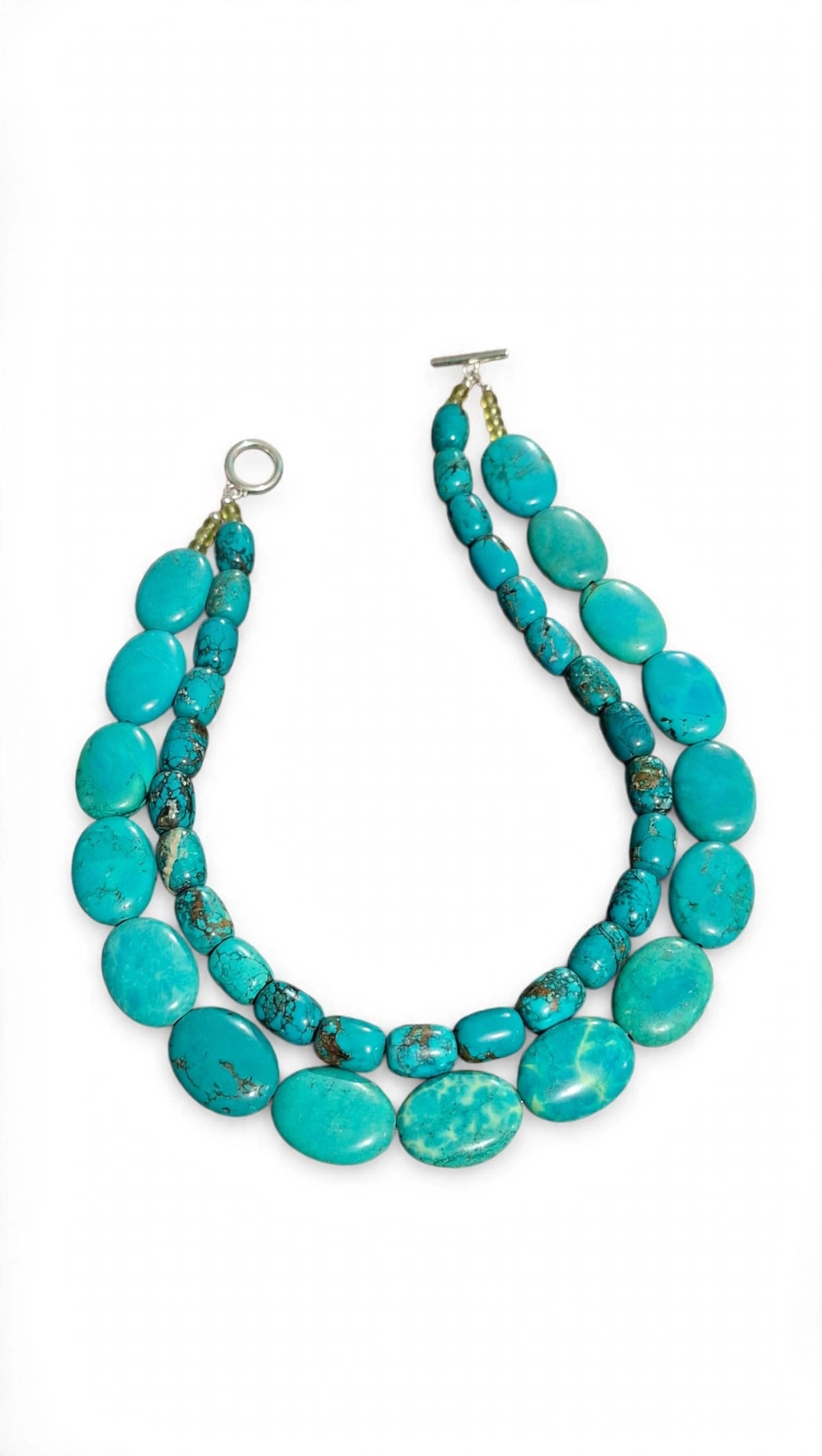 Doble Turquesa | Collar Grande | Dia de Muertos